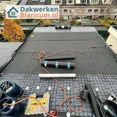 Plat dak opnieuw leggen Plat dak Blaricum opnieuw leggen